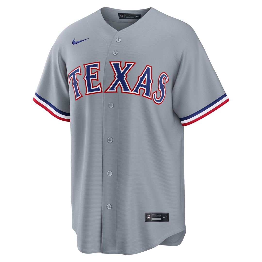 Men's Texas Rangers Corey Seager Gray Road Replica MLB Baseball Jersey - view 2