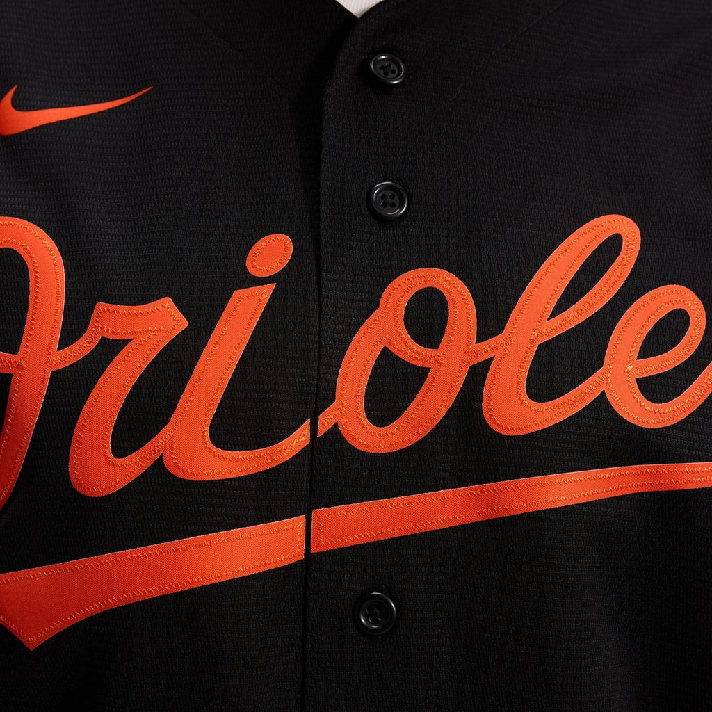 Men's Baltimore Orioles Black Alternate Replica MLB Baseball Jersey - view 8