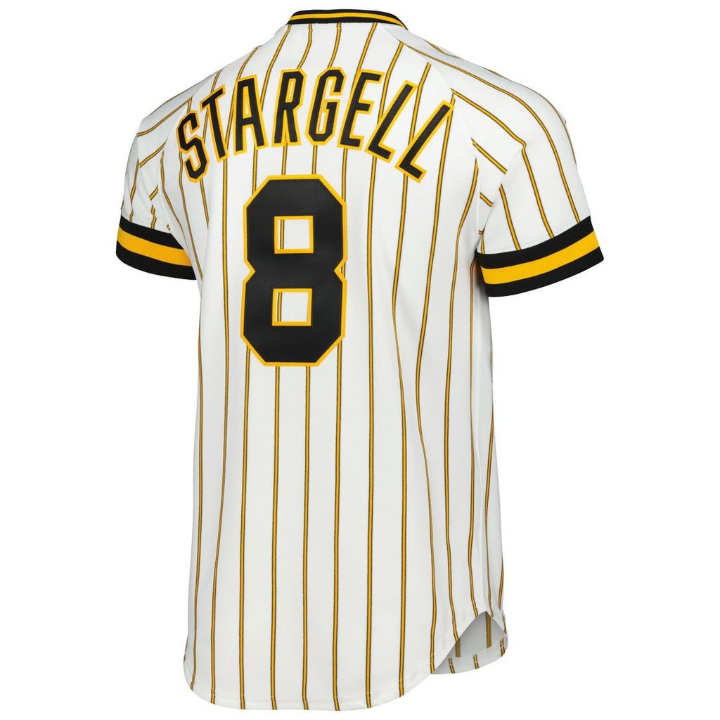 Men's Pittsburgh Pirates Willie Stargell White Cooperstown Collection 1979 MLB Baseball Jersey - view 3