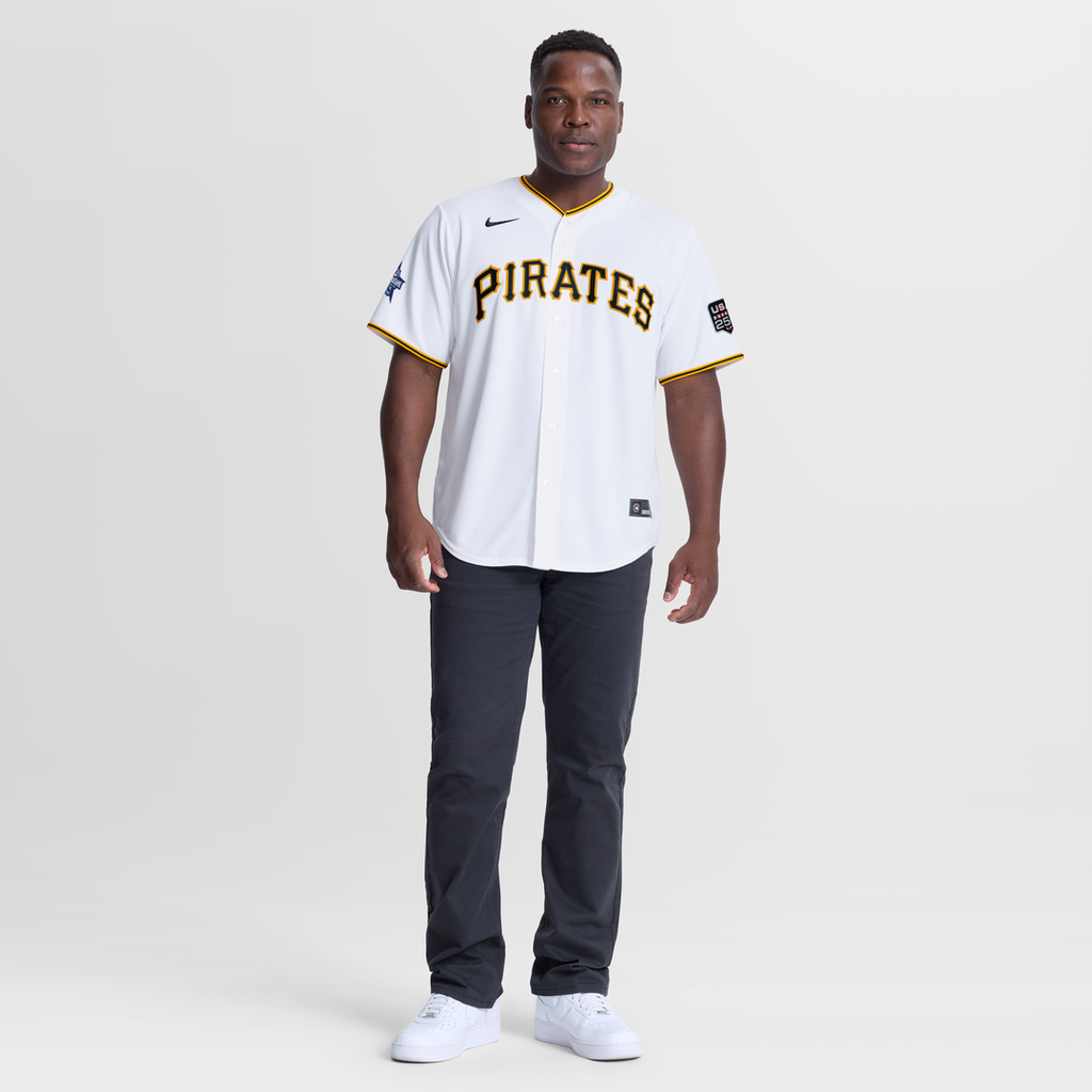 Men's 2026 All-Star Game Men's Pittsburgh Pirates Paul Skenes White Replica MLB Baseball Jersey - view 4