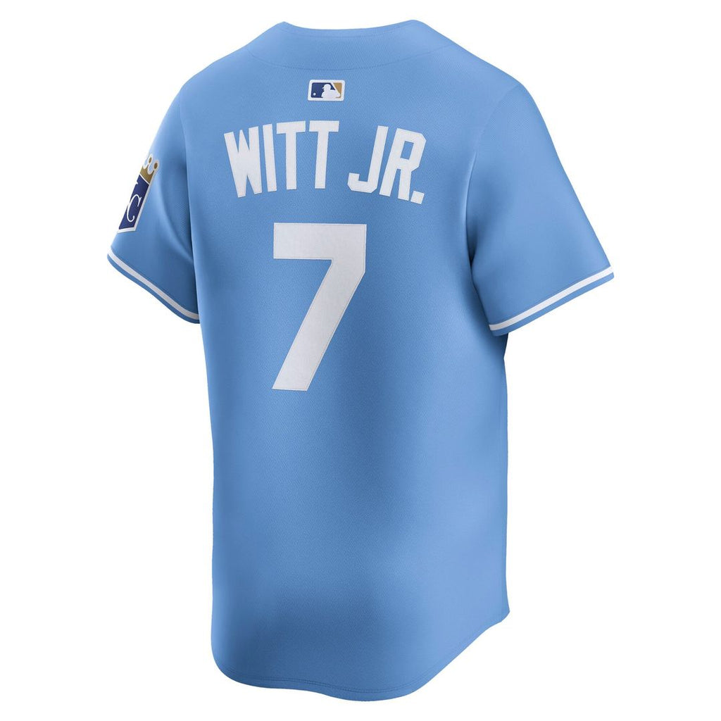 Men's Kansas City Royals Bobby Witt Jr. White Home Limited MLB Baseball Jersey - view 9