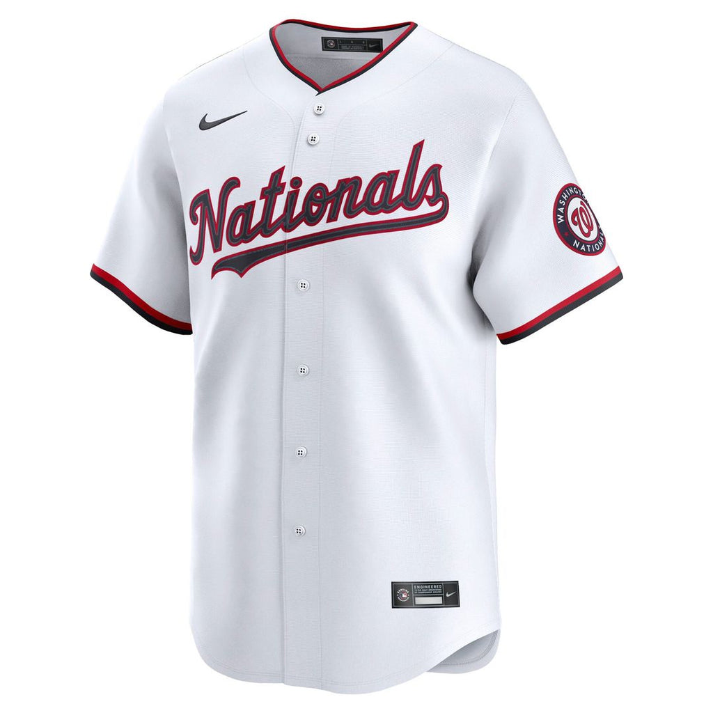 Men's Washington Nationals Dylan Crews White Home Limited MLB Baseball Jersey - view 7