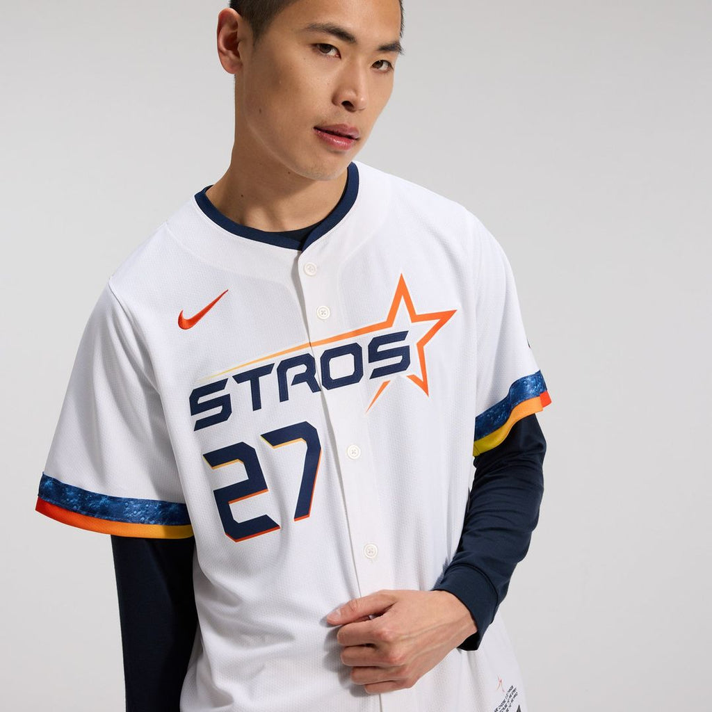Men's Houston Astros Jose Altuve White 2025 City Connect Limited MLB Baseball Jersey - view 11