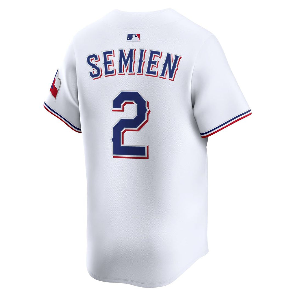 Men's Texas Rangers Marcus Semien White Home Limited MLB Baseball Jersey - view 3