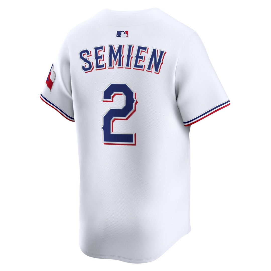 Men's Texas Rangers Marcus Semien White Home Limited MLB Baseball Jersey - view 3