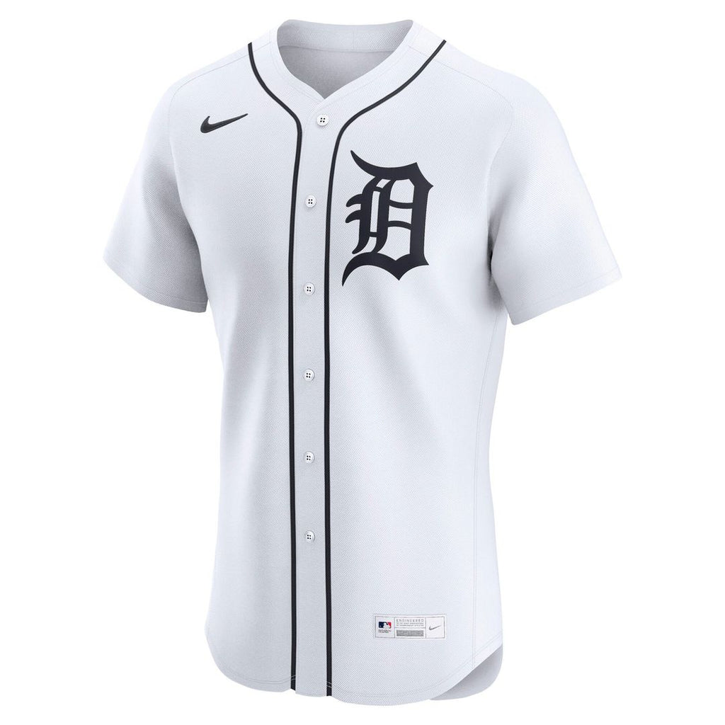 Men's Detroit Tigers Navy Alternate 2 Elite MLB Baseball Jersey - view 8