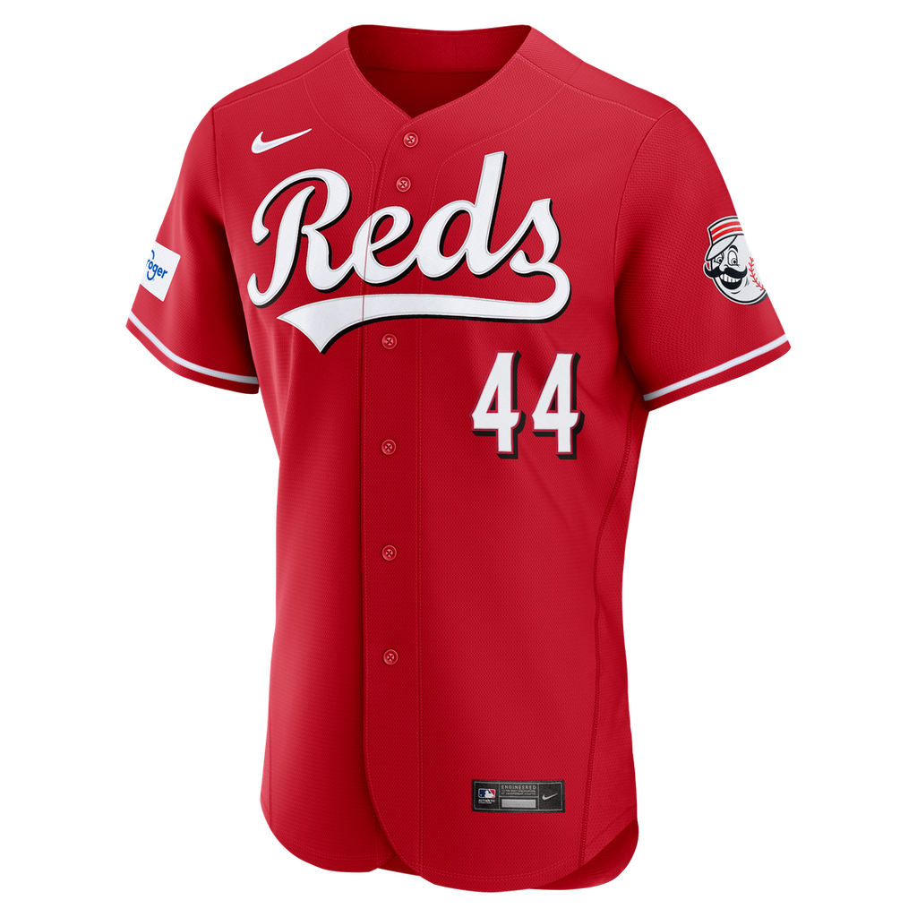 Men's Cincinnati Reds Elly De La Cruz White Home Sponsor Patch MLB Baseball Jersey - view 8