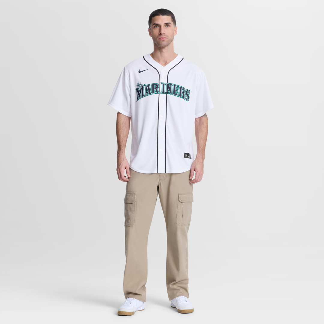 Men's Seattle Mariners Cal Raleigh White Home Replica MLB Baseball Jersey - view 4