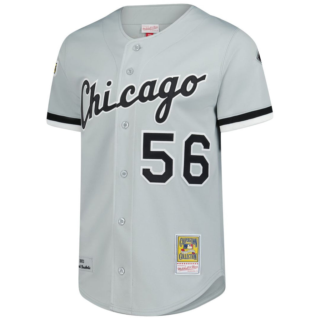 Men's Chicago White Sox Mark Buehrle Gray 2005 Throwback MLB Baseball Jersey - view 2