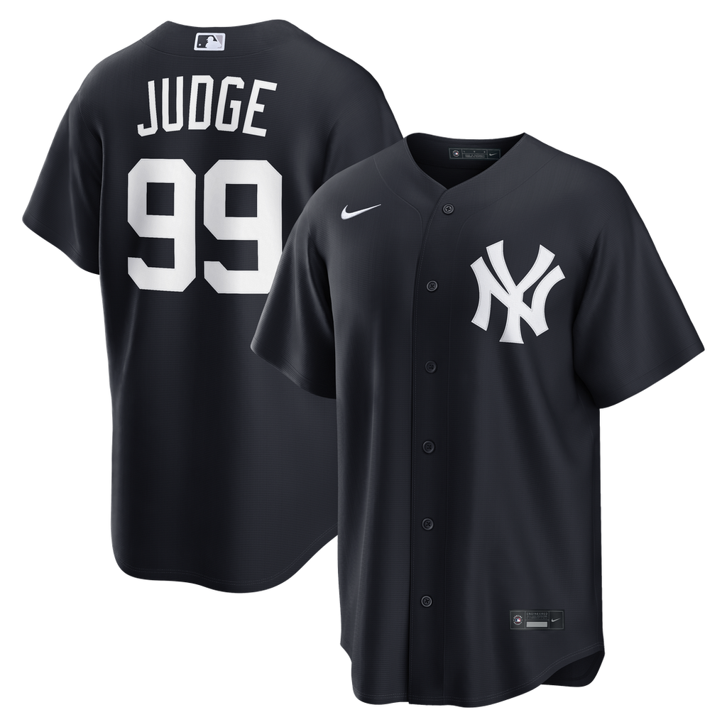 Men's New York Yankees Aaron Judge Navy Alternate Replica MLB Baseball Jersey - view 1