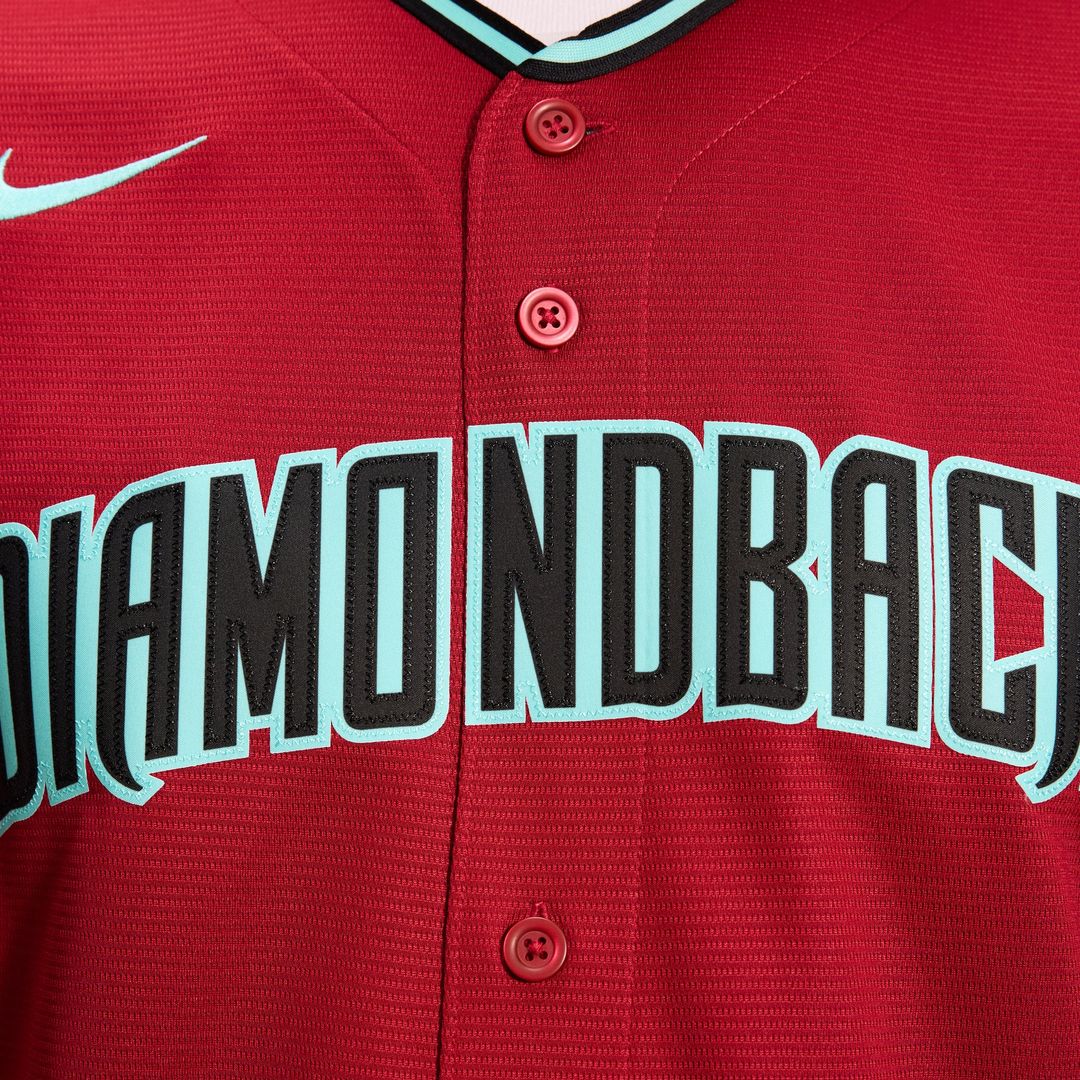 Men's Arizona Diamondbacks Corbin Carroll Crimson Alternate 2 Replica MLB Baseball Jersey - view 26
