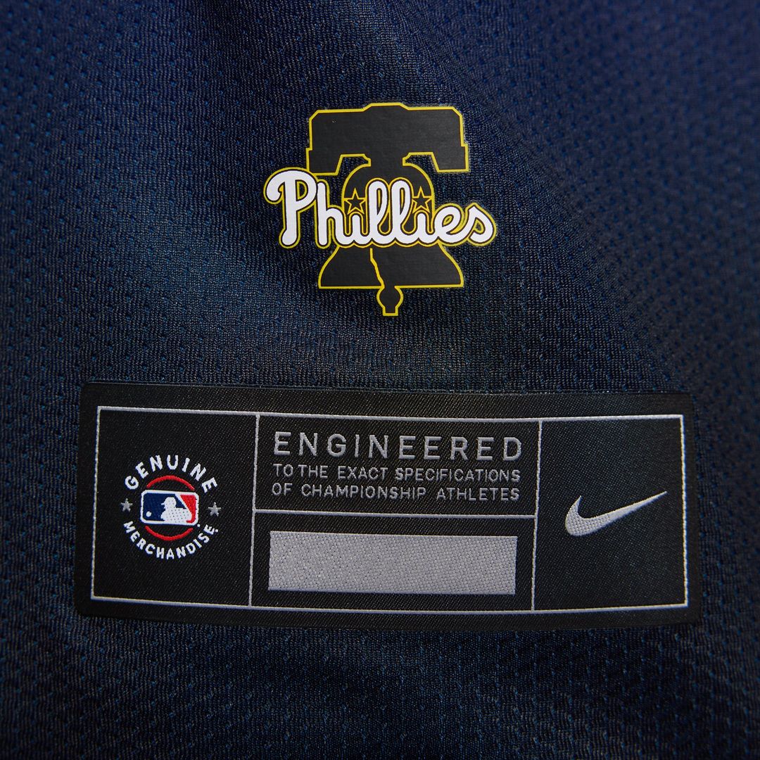 Men's Philadelphia Phillies Navy City Connect Limited MLB Baseball Jersey - view 13