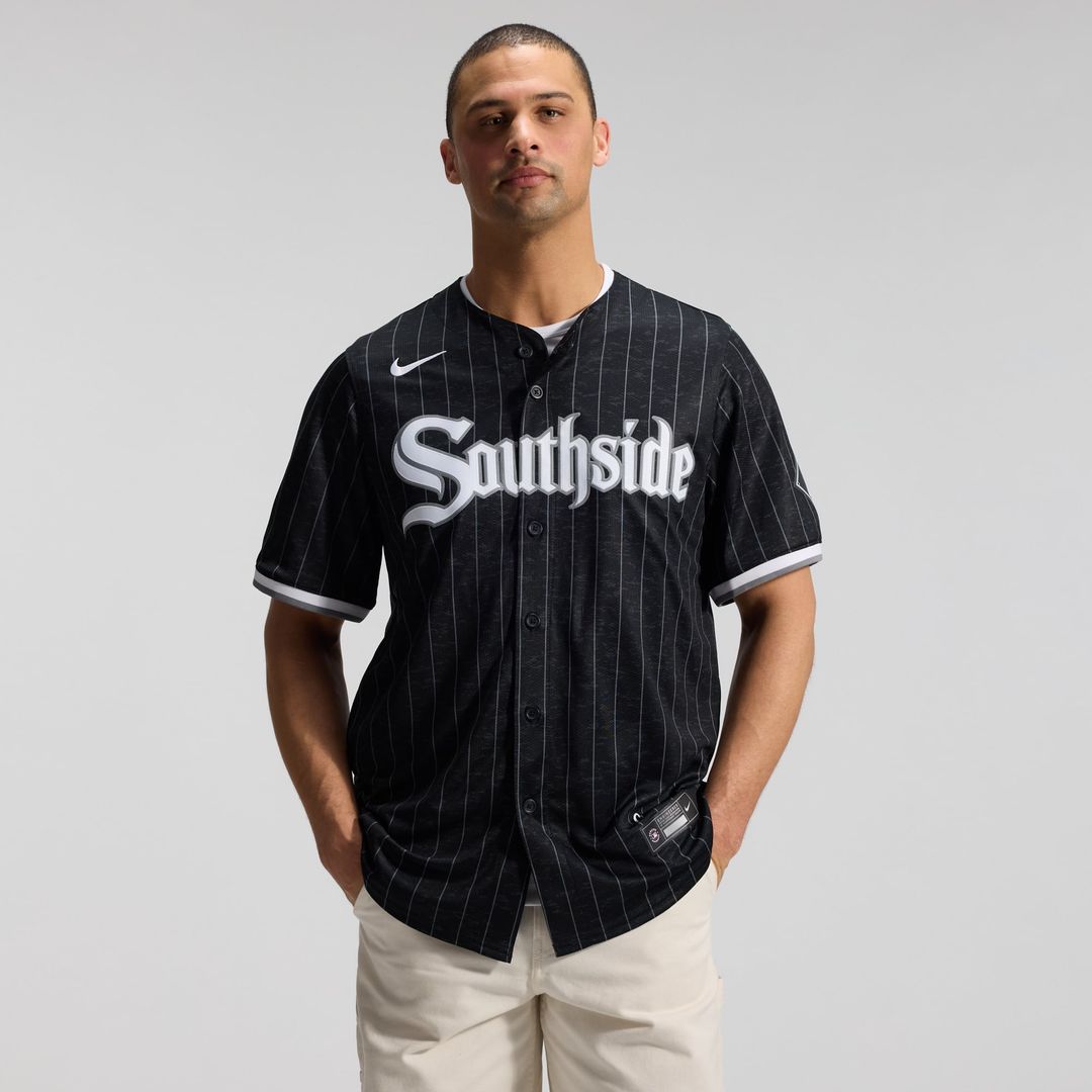 Men's Chicago White Sox Black City Connect Limited MLB Baseball Jersey - view 5