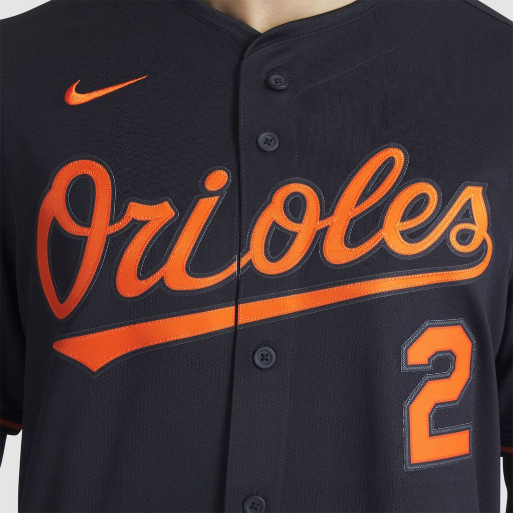 Men's Baltimore Orioles Gunnar Henderson Black Alternate Limited MLB Baseball Jersey - view 9