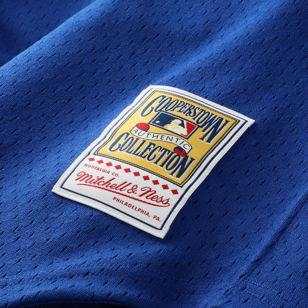Men's Seattle Mariners Navy Big & Tall Cooperstown Collection Mesh Batting Practice MLB Baseball Jersey - view 23