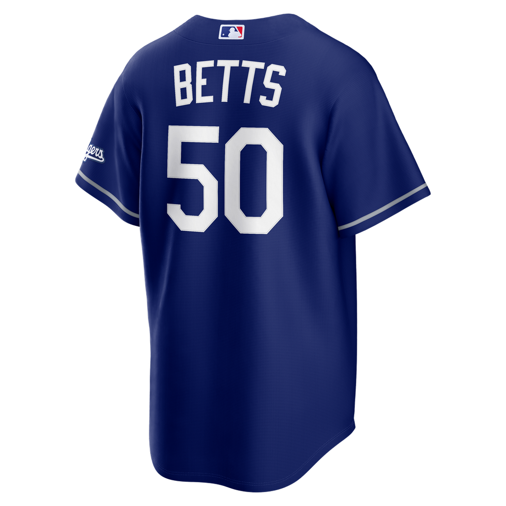 Men's Los Angeles Dodgers Mookie Betts Royal Alternate Stadium MLB Baseball Jersey - view 3