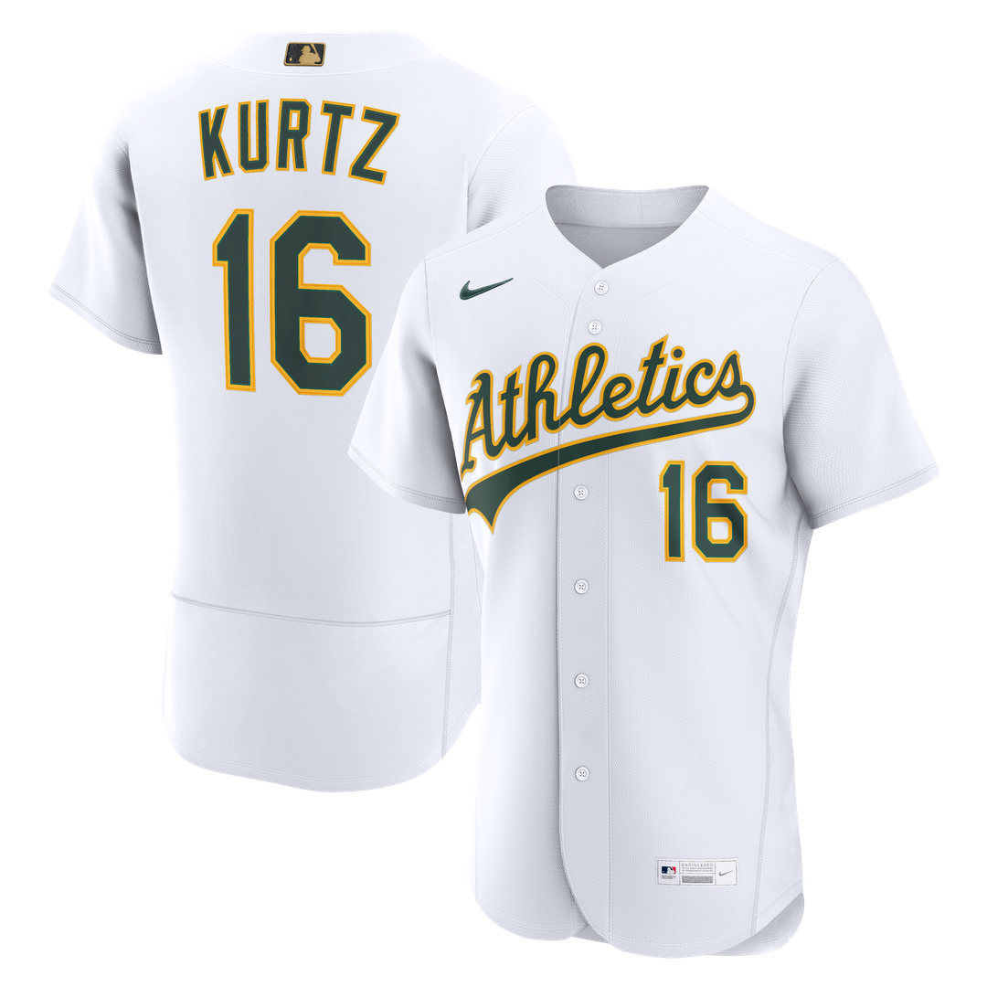 Men's Athletics Nick Kurtz White MLB Awards Jersey - view 1