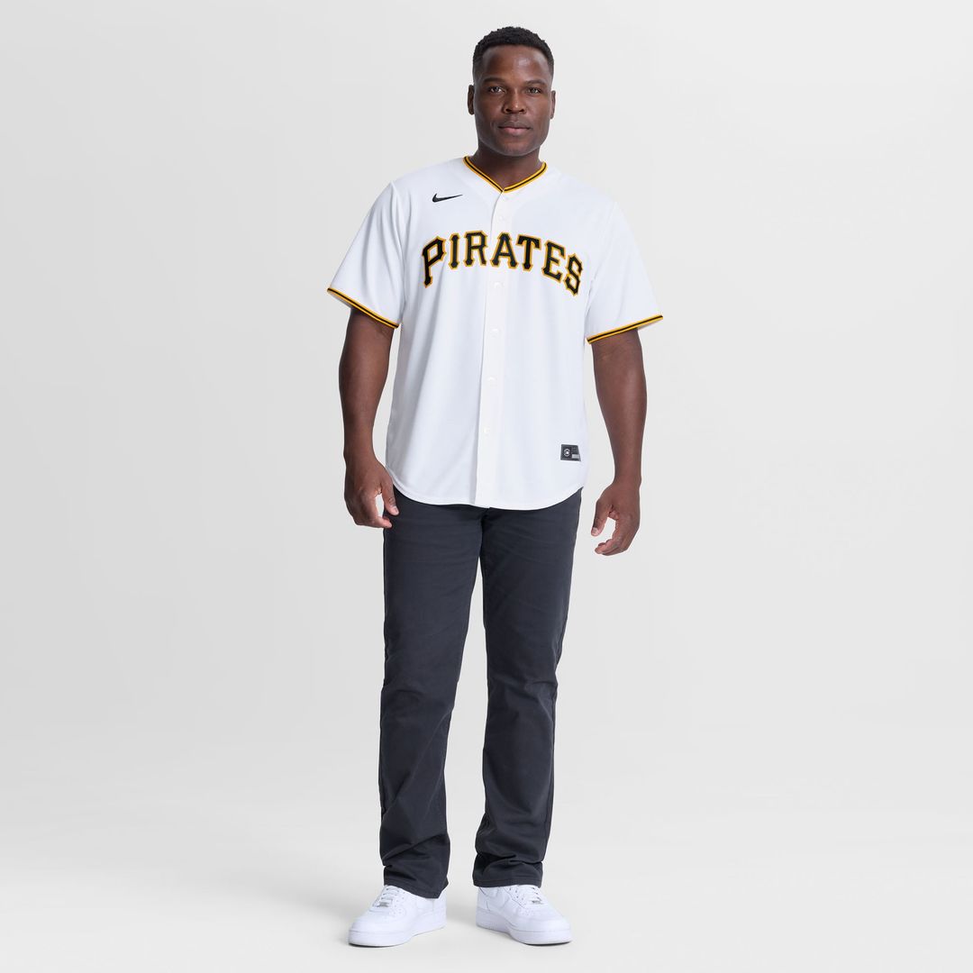 Men's Pittsburgh Pirates Luke Weaver White Home Replica MLB Baseball Jersey - view 2