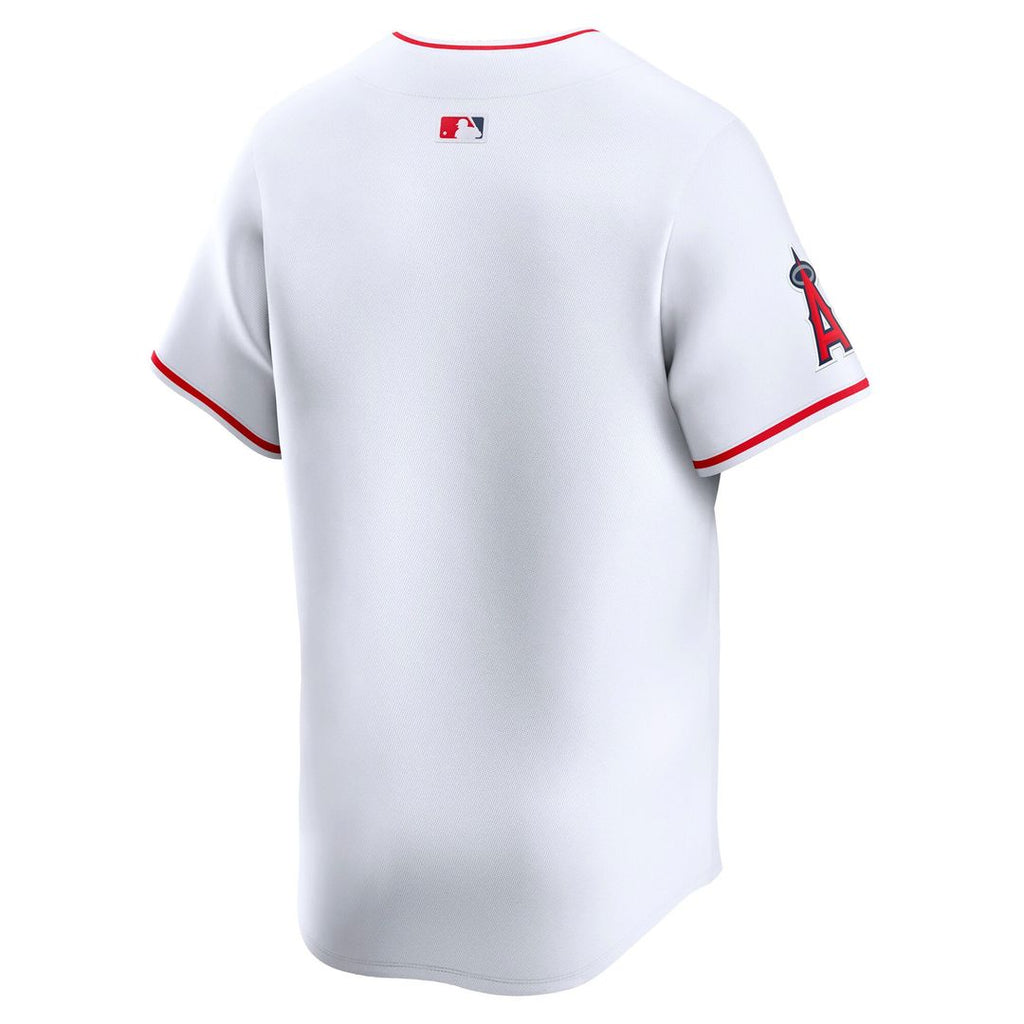Men's Los Angeles Angels White Home Limited MLB Baseball Jersey - view 3