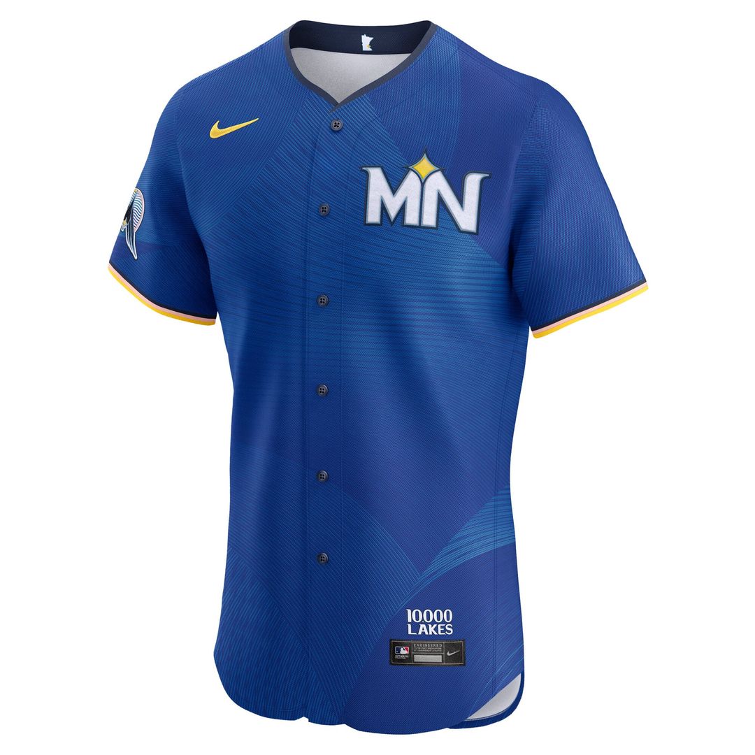 Men's Minnesota Twins Royal City Connect Elite MLB Baseball Jersey - view 2