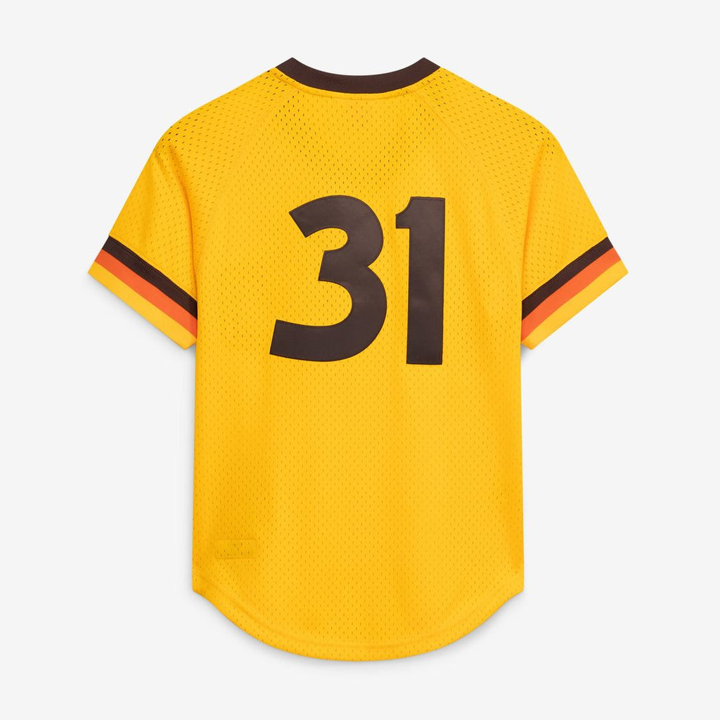 Men's San Diego Padres Dave Winfield Gold Batting Practice MLB Baseball Jersey - view 3