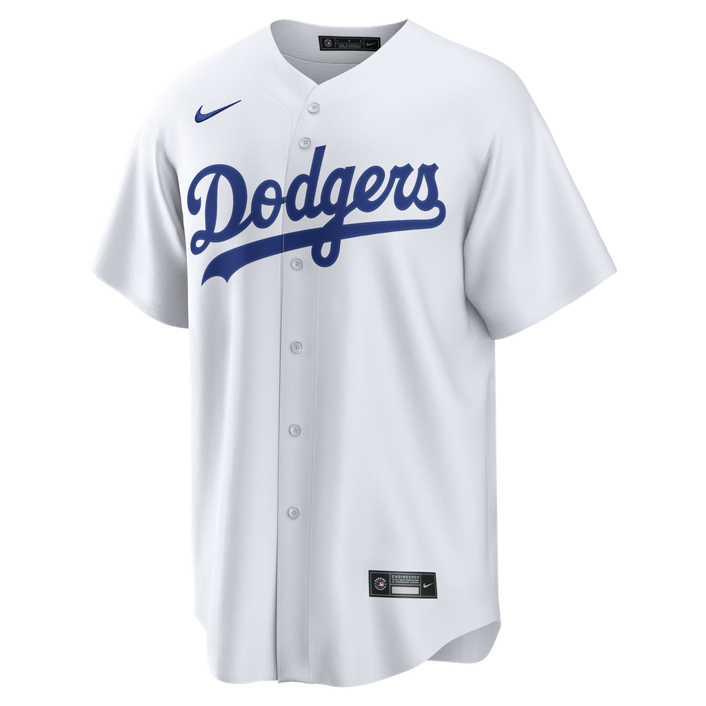 Men's Los Angeles Dodgers Enrique Hernández White Home Replica MLB Baseball Jersey - view 2