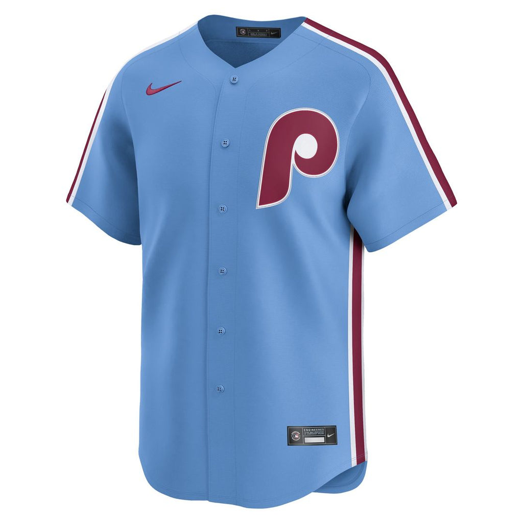 Men's Philadelphia Phillies Light Blue Alternate Limited MLB Baseball Jersey - view 5