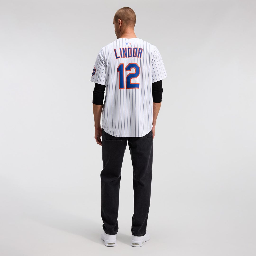 Men's New York Mets Francisco Lindor Gray Road Limited MLB Baseball Jersey - view 15