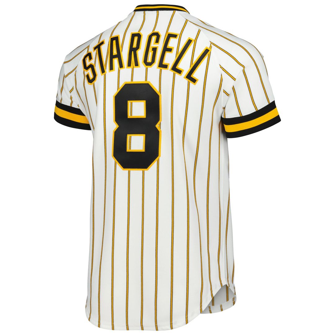 Men's Pittsburgh Pirates Willie Stargell Gold 1979 Throwback MLB Baseball Jersey - view 9