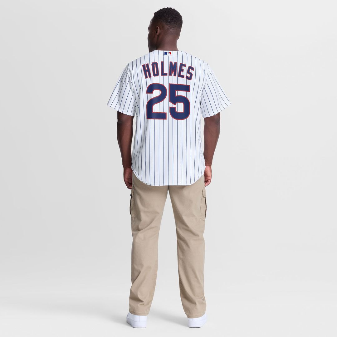 Men's Chicago Cubs Clay Holmes White Home Replica MLB Baseball Jersey - view 3