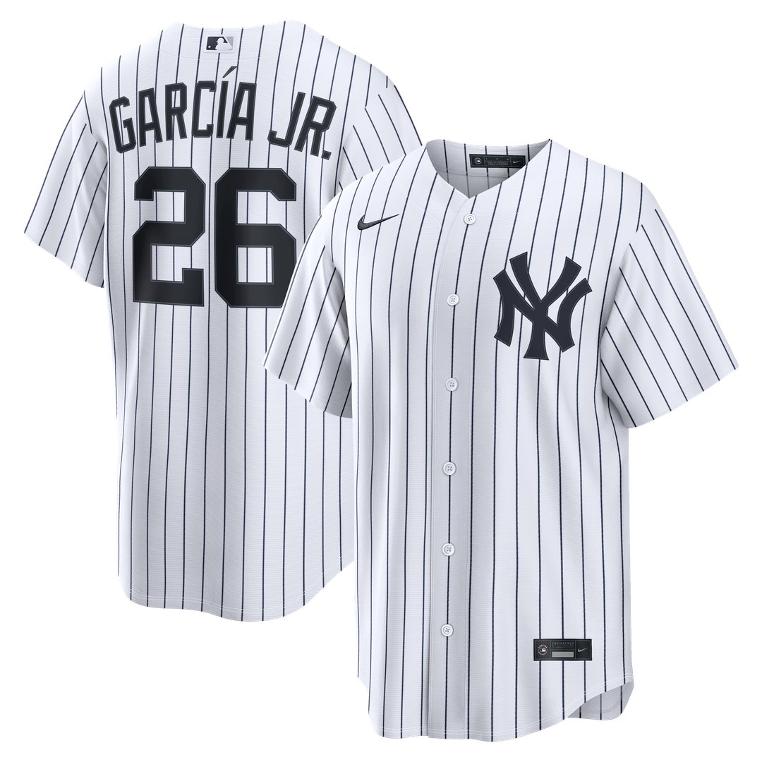 Men's New York Yankees Luis García Jr. White Home Replica MLB Baseball Jersey - view 1