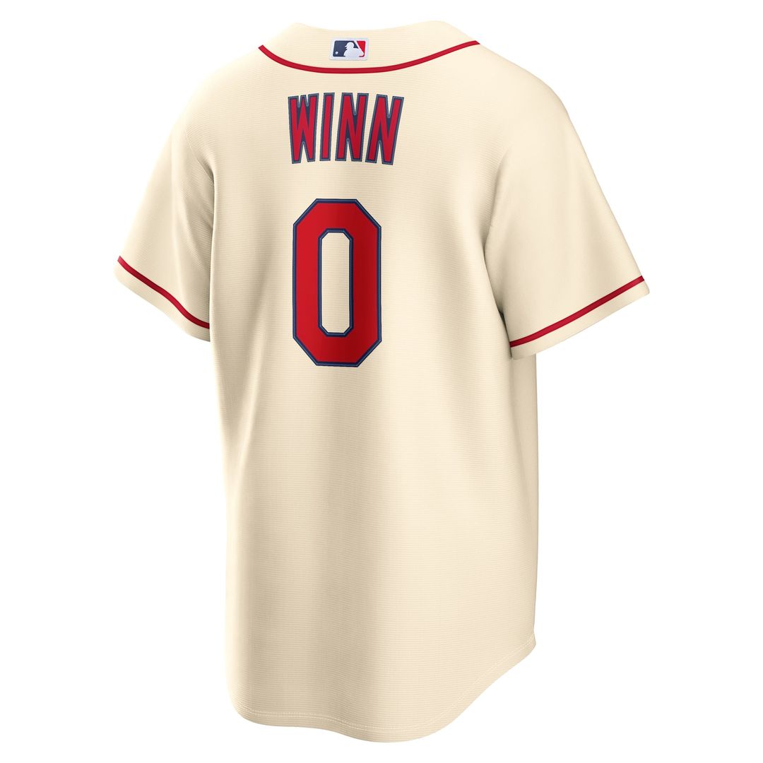 Men's St. Louis Cardinals Masyn Winn Cream Alternate Replica MLB Baseball Jersey - view 3