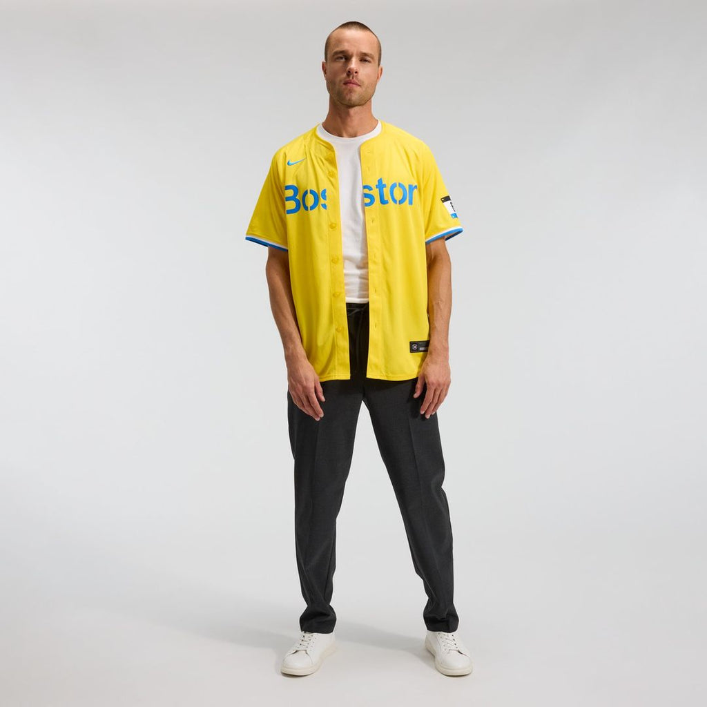 Men's Boston Red Sox Gold City Connect Limited MLB Baseball Jersey - view 4