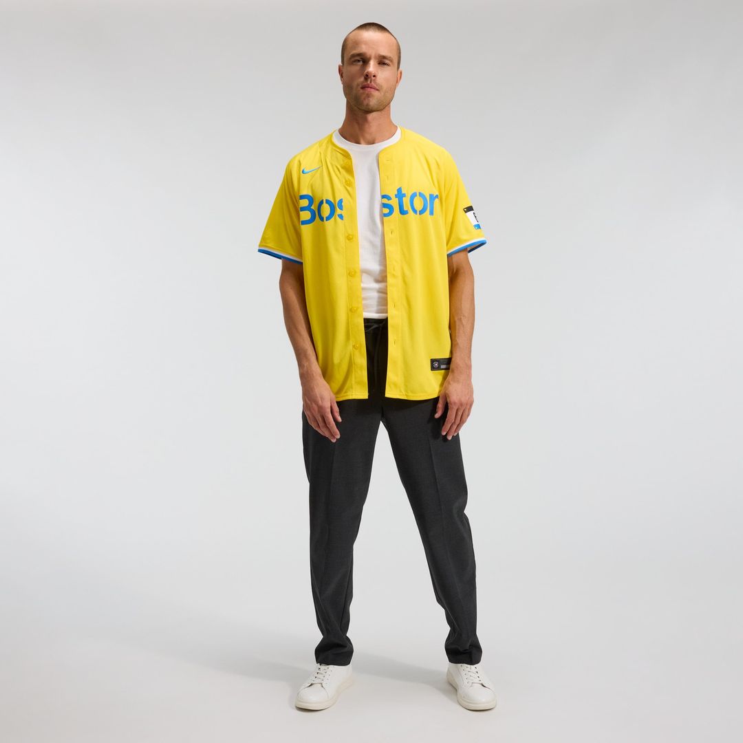 Men's Boston Red Sox Gold City Connect Limited MLB Baseball Jersey - view 4