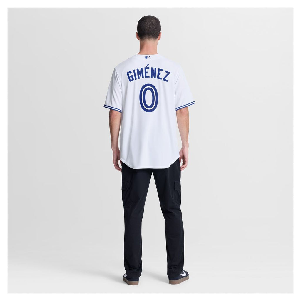 Men's Toronto Blue Jays Andrés Giménez White Home Replica MLB Baseball Jersey - view 5