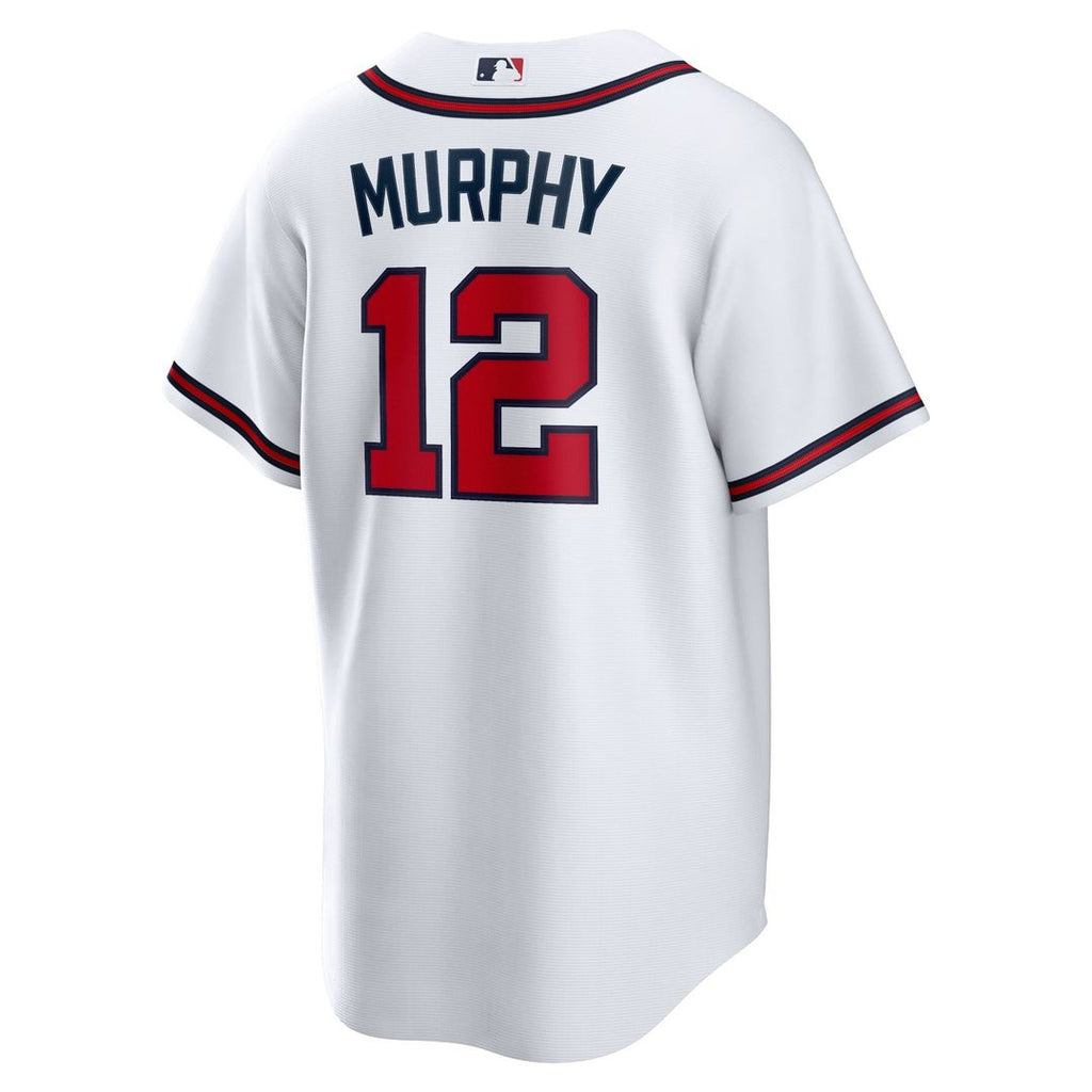 Men's Atlanta Braves Sean Murphy White Replica MLB Baseball Jersey - view 3