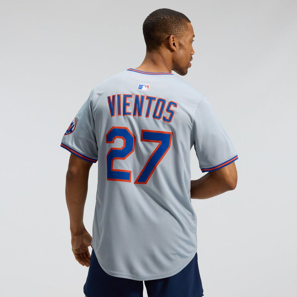 Men's New York Mets Mark Vientos Gray All-Star Limited MLB Baseball Jersey - view 18