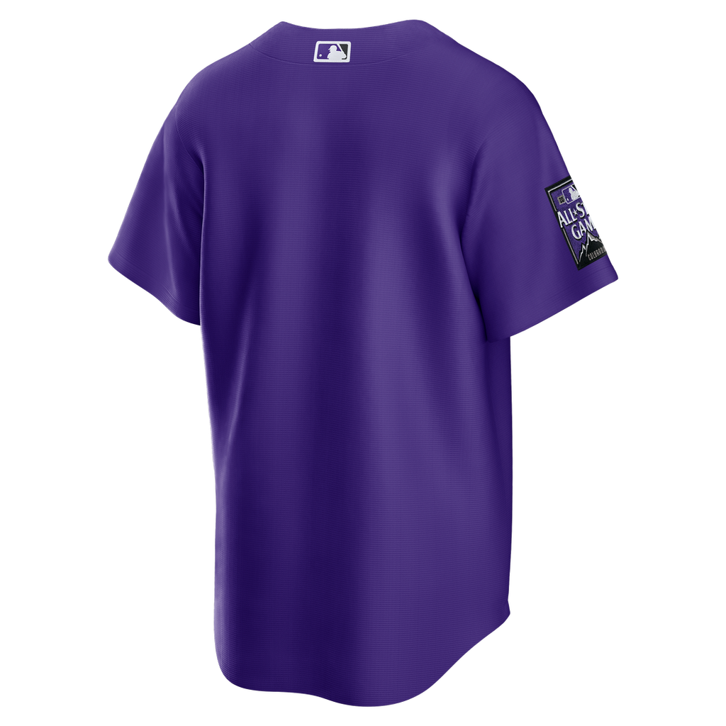 Men's Colorado Rockies White Home Replica MLB Baseball Jersey - view 29