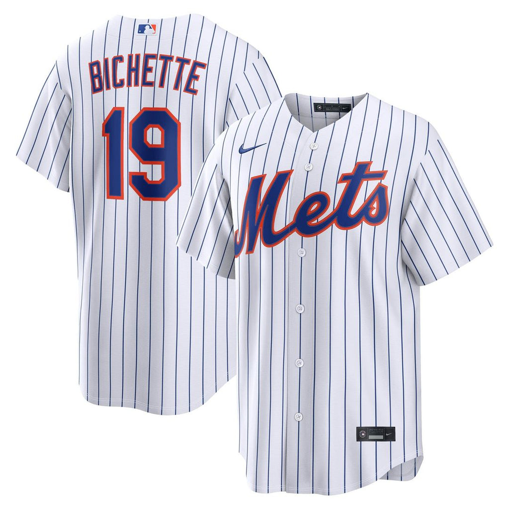 Men's New York Mets Bo Bichette White Home Replica MLB Baseball Jersey - view 1