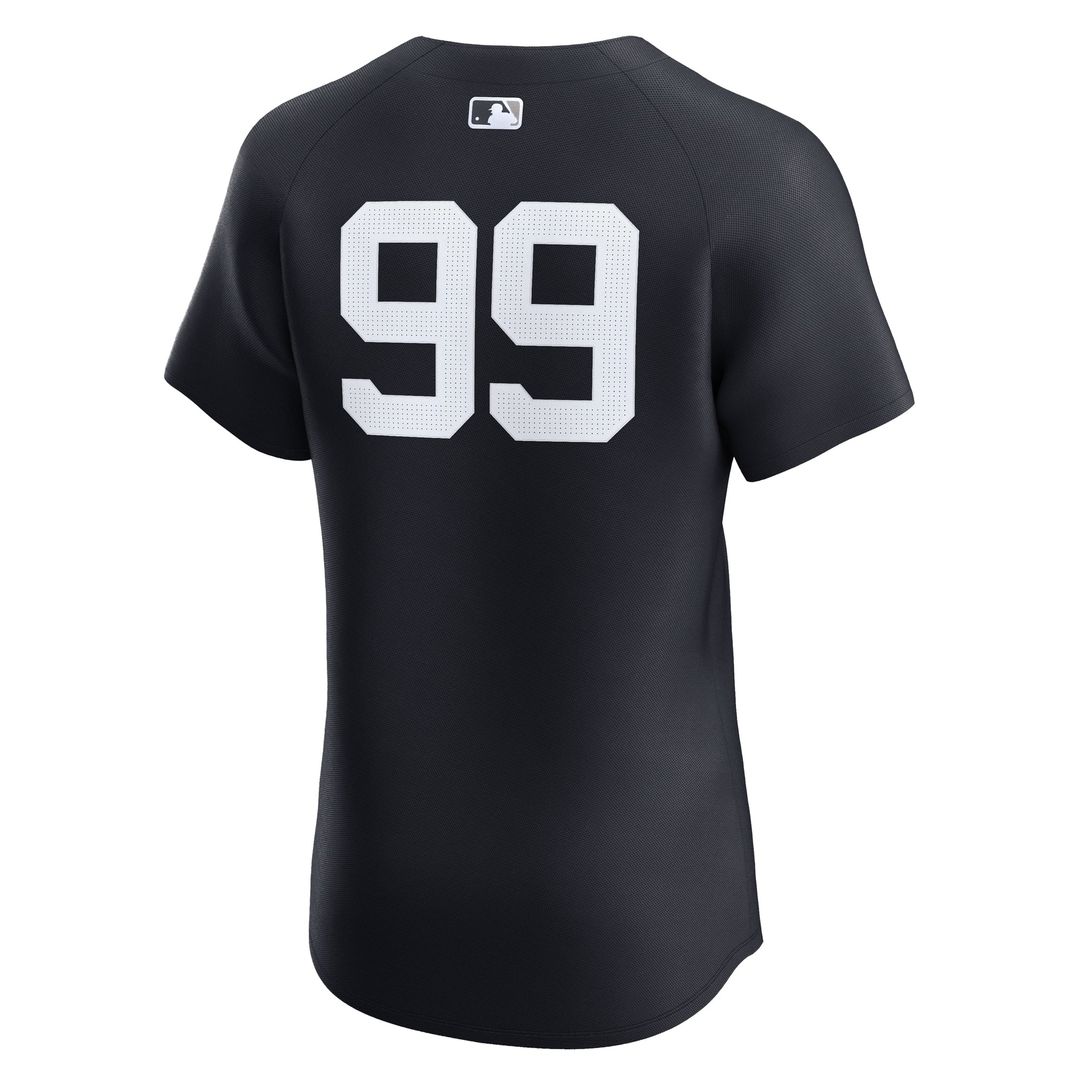 Men's New York Yankees Aaron Judge Navy Alternate 1 Elite MLB Baseball Jersey - view 9