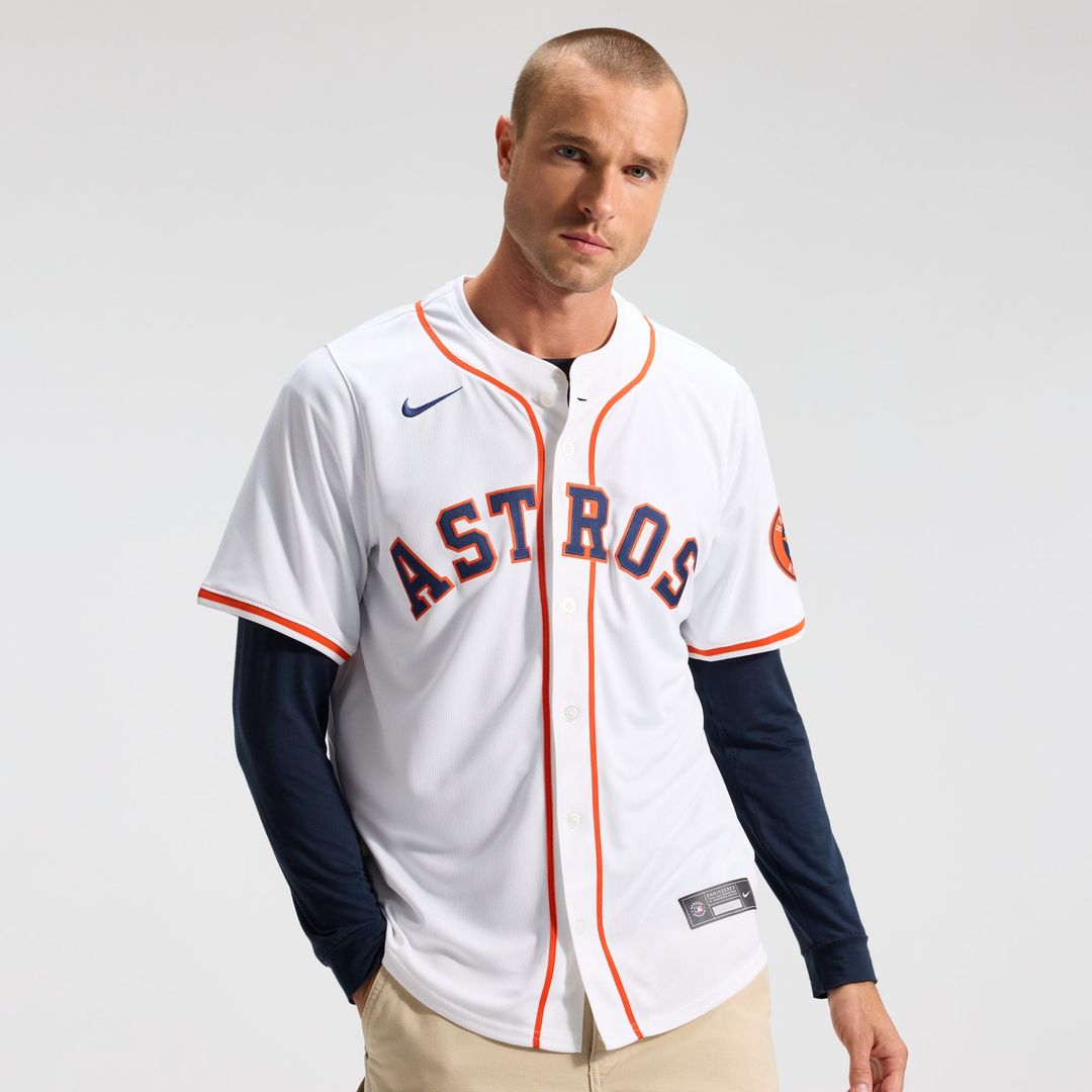 Men's Houston Astros White Home Limited MLB Baseball Jersey - view 14
