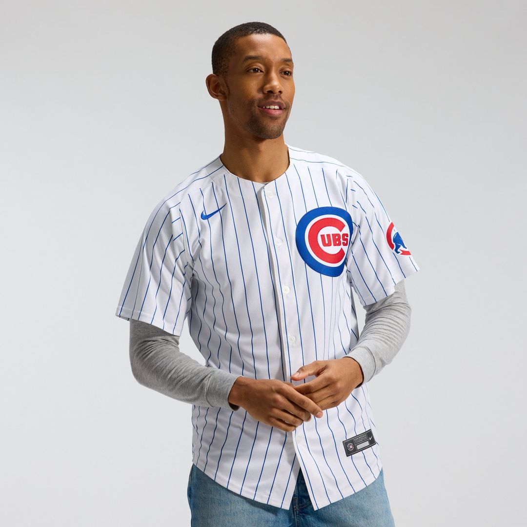 Men's Chicago Cubs Dansby Swanson White Home Limited MLB Baseball Jersey - view 3