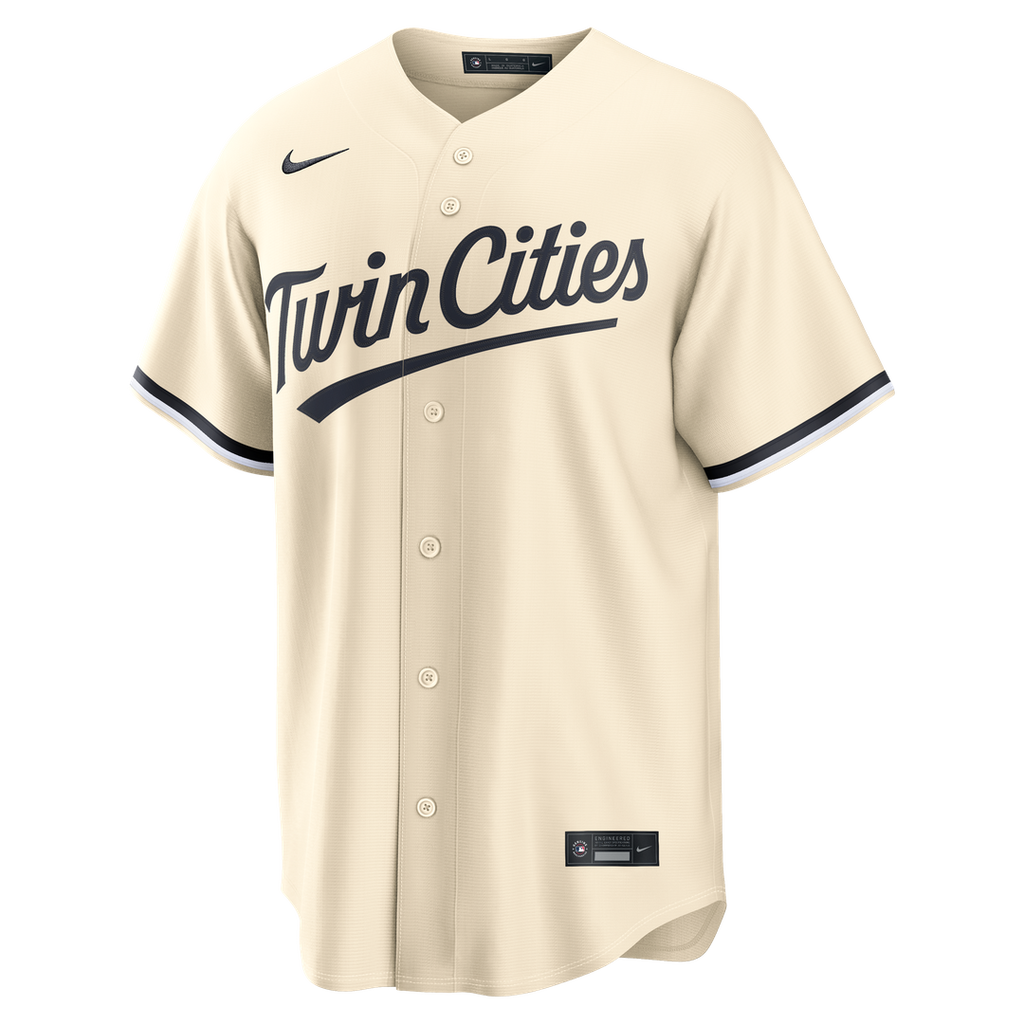 Men's Minnesota Twins Navy Alternate Replica MLB Baseball Jersey - view 28