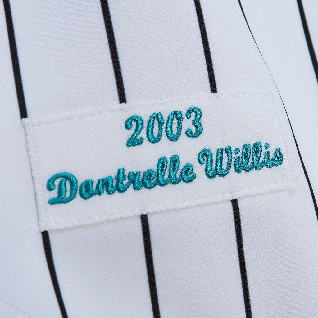 Men's Florida Marlins Dontrelle Willis White Cooperstown Collection MLB Baseball Jersey - view 6