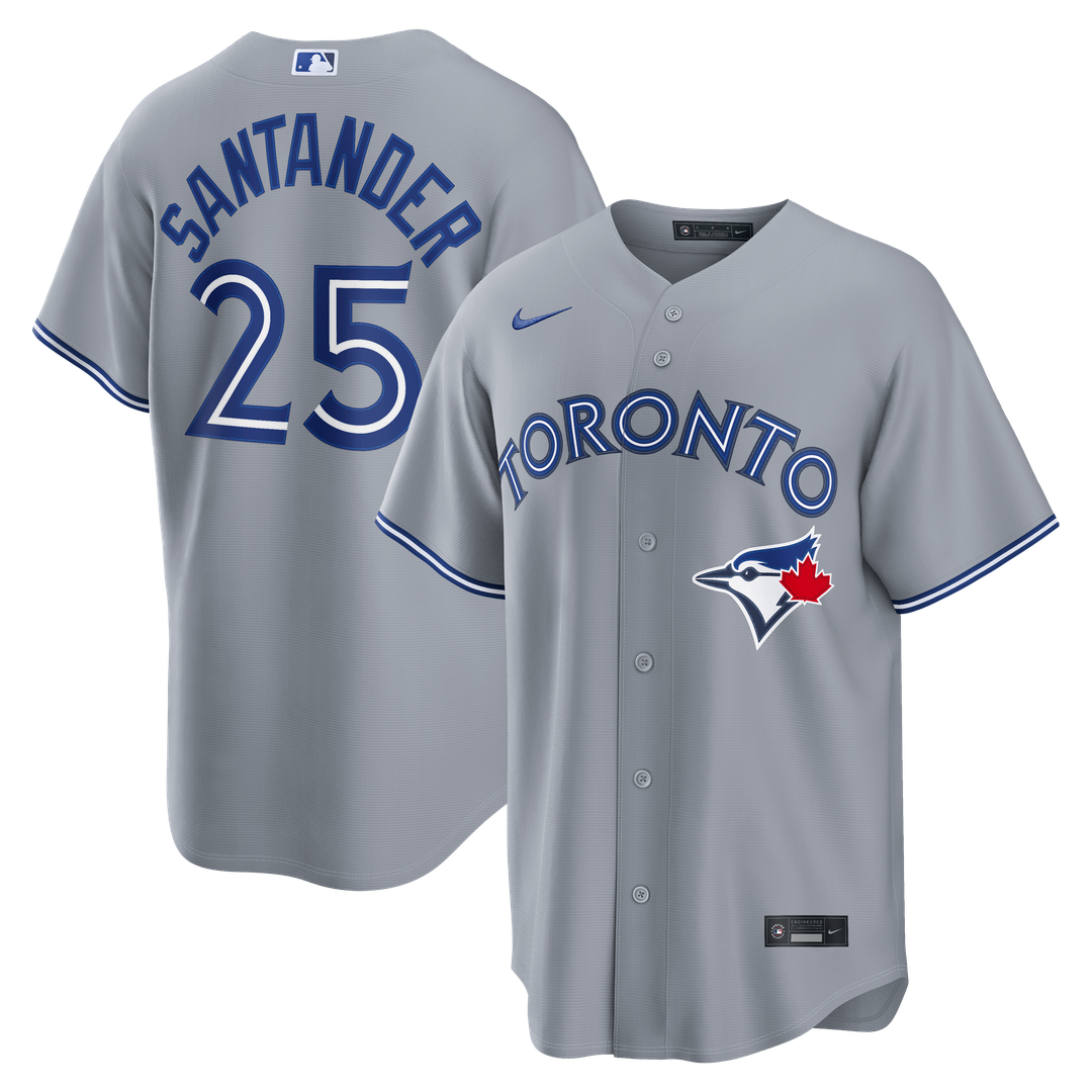 Men's Toronto Blue Jays Anthony Santander Royal Alternate Replica MLB Baseball Jersey - view 13
