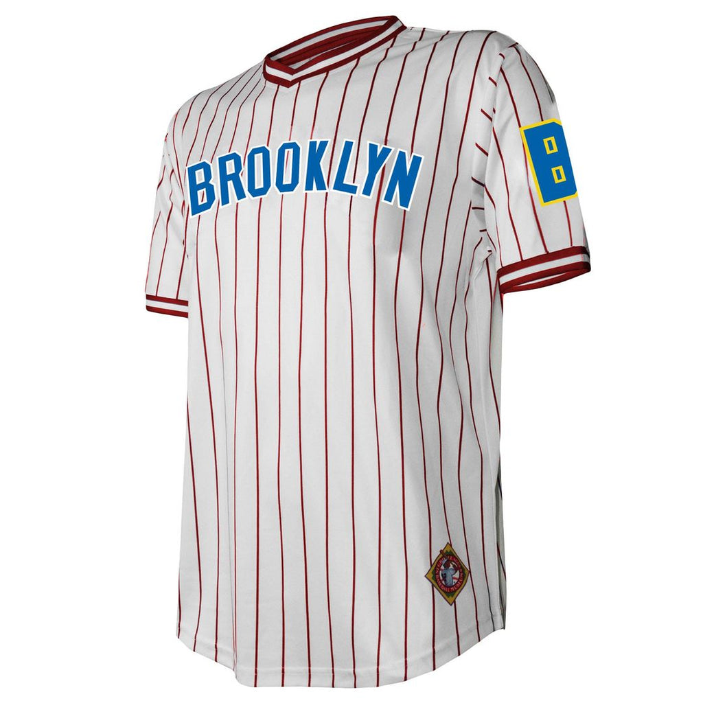 Men's Brooklyn Royal Giants White V-Neck MLB Baseball Jersey - view 2