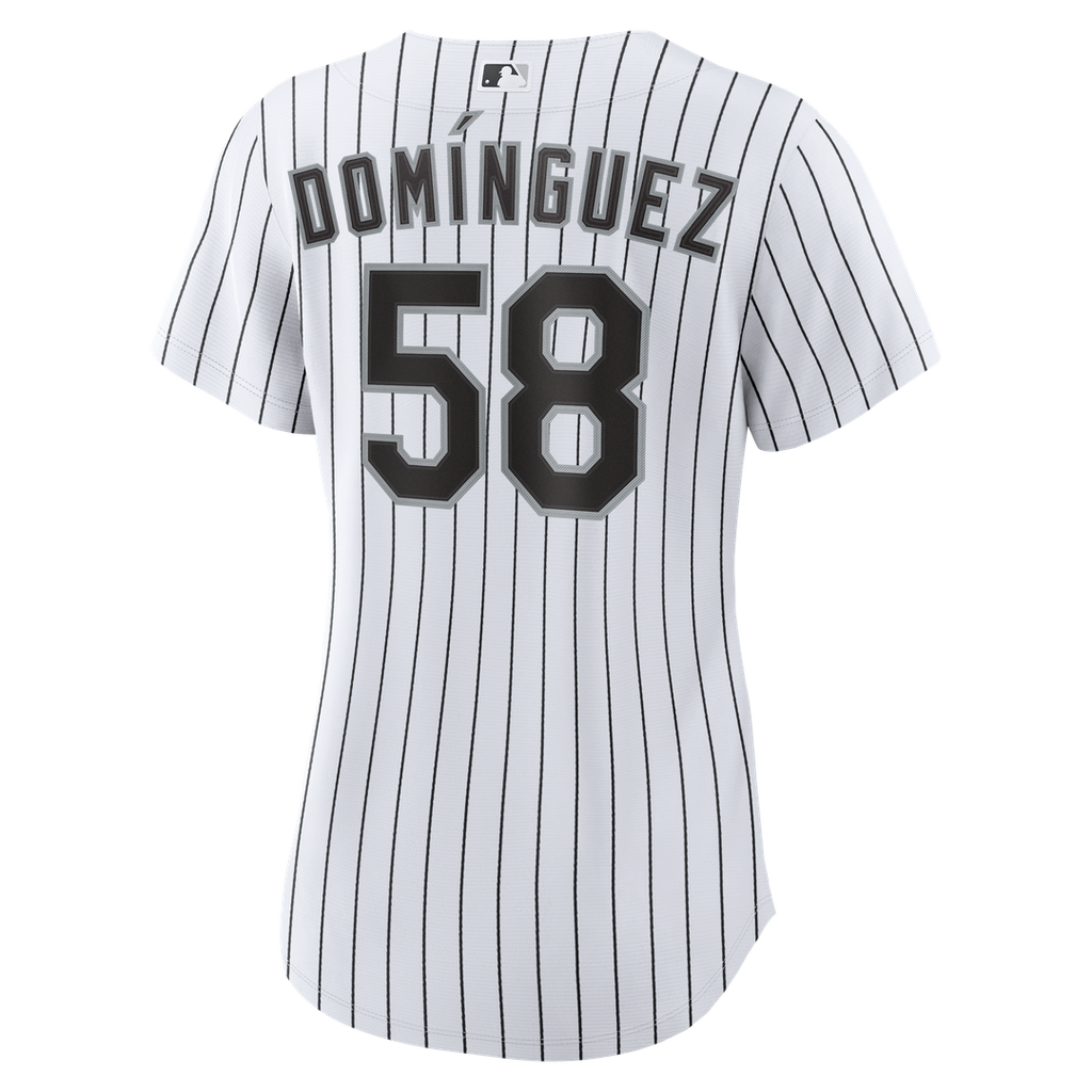 Women's Chicago White Sox Seranthony Domínguez White Home Replica MLB Baseball Jersey - view 3