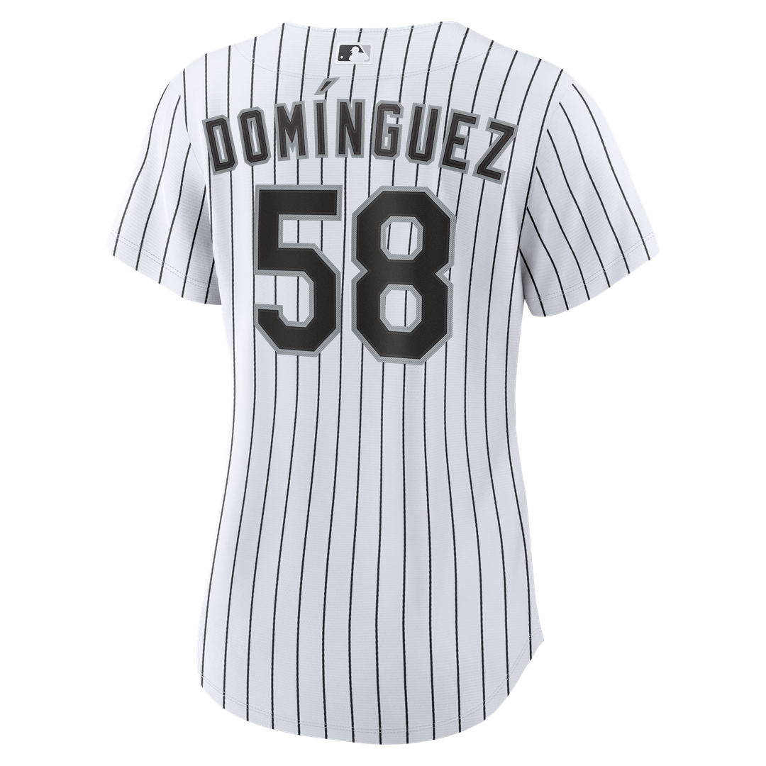 Women's Chicago White Sox Seranthony Domínguez White Home Replica MLB Baseball Jersey - view 3
