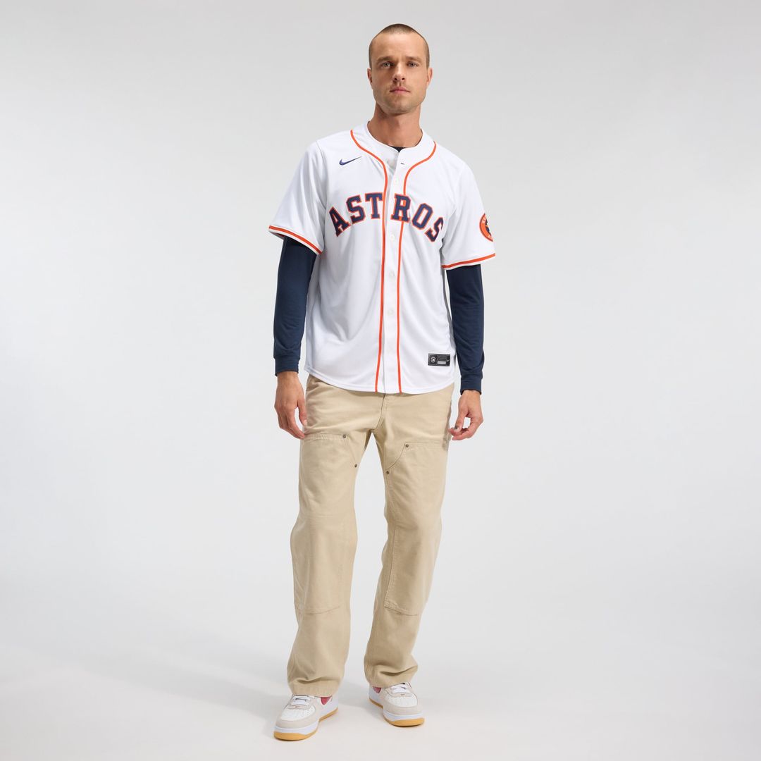 Men's Houston Astros White Home Limited MLB Baseball Jersey - view 4