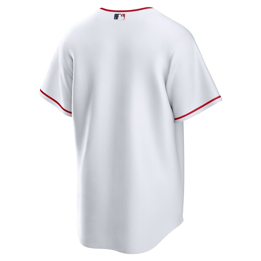 Men's Los Angeles Angels White Home Blank Replica MLB Baseball Jersey - view 3